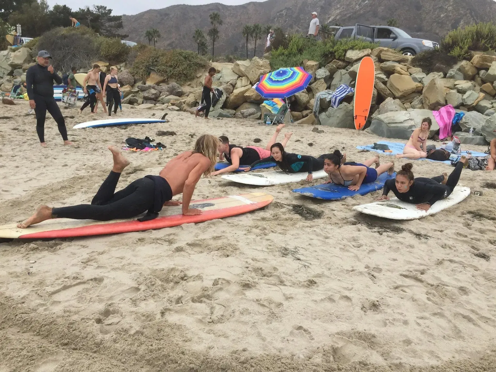 Group surf lesson